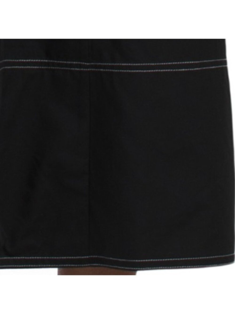 MAISON D'AMELIE Poplin Flared Skirt Pull On With Trapunto Stitch - Picture 4 of 4